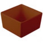 TableCraft CW4024BR Contemporary Collection Brown 1 Qt. Straight Sided Bowl