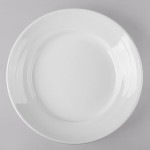 Reserve by Libbey 987659385 Silk 53.5 oz. Round Royal Rideau White Porcelain Stadium Pasta Bowl - 12/Case