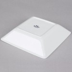 Tuxton GSP-532 TuxTrendz Santorini 1.28 Qt. Bright White Square China Bowl - 12/Case