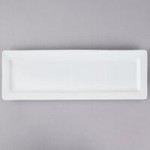 Tuxton GSP-532 TuxTrendz Santorini 1.28 Qt. Bright White Square China Bowl - 12/Case