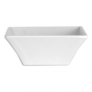 Creations Polar White from Steelite International 12.875 oz. Melamine Square Deep Bowl - 24/Case Creations Polar White from Steelite International 12.875 oz. Melamine Square Deep Bowl - 24/Case