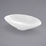 American Metalcraft 1.5 oz. Angled White Mini Melamine Bowl American Metalcraft 1.5 oz. Angled White Mini Melamine Bowl