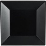 Acopa Rittenhouse 20 oz. Square Black Melamine Bowl - 12/Case