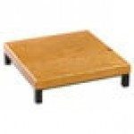 Cal-Mil 22065-3-99 Madera Rustic Pine Square Wood Riser - 12 Cal-Mil 22065-3-99 Madera Rustic Pine Square Wood Riser - 12