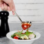 Walco Sentry from Steelite International WL9521 1 oz. 18/10 Stainless Steel Extra Heavy Weight Gravy Ladle - 24/Case