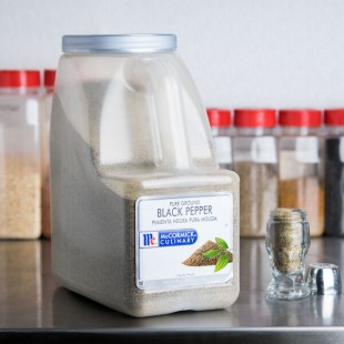 McCormick Culinary Ground Black Pepper - 5 lb. - 3/Case