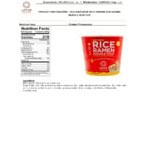 Lotus Foods Red Miso Rice Ramen Noodle Soup Cup 2 oz. - 6/Case