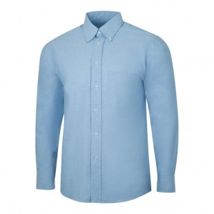 National Patrol by Henry Segal Women's Customizable Blue Long Sleeve Oxford Shirt - 10