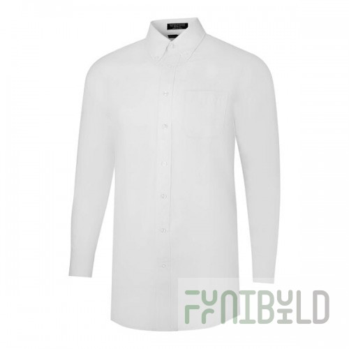 National Patrol by Henry Segal Women's Customizable White Long Sleeve Oxford Shirt - 8