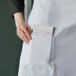 Choice White Poly-Cotton Standard Bistro Apron with 1 Pocket - 33 Choice White Poly-Cotton Standard Bistro Apron with 1 Pocket - 33