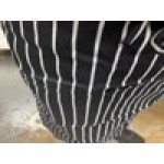 Choice White Poly-Cotton Standard Bistro Apron with 1 Pocket - 33 Choice White Poly-Cotton Standard Bistro Apron with 1 Pocket - 33