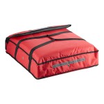 CaterGator Dash Insulated Pizza Delivery Bag Red Soft-Sided Heavy-Duty Nylon 26 1/2