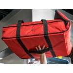 CaterGator Dash Insulated Pizza Delivery Bag Red Soft-Sided Heavy-Duty Nylon 26 1/2