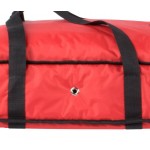 CaterGator Dash Insulated Pizza Delivery Bag Red Soft-Sided Heavy-Duty Nylon 26 1/2