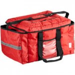 CaterGator Dash Insulated Pizza Delivery Bag Red Soft-Sided Heavy-Duty Nylon 26 1/2