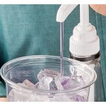 Choice 0.25 oz. Syrup Pump for Most 700 mL, 750 mL, and 1 Liter Bottles