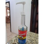 Choice 0.25 oz. Syrup Pump for Most 700 mL, 750 mL, and 1 Liter Bottles