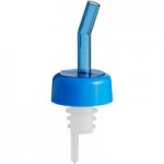 Choice Red Screened Liquor Pourer with Black Collar - 12/Pack Choice Red Screened Liquor Pourer with Black Collar - 12/Pack