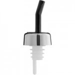Choice Red Screened Liquor Pourer with Black Collar - 12/Pack Choice Red Screened Liquor Pourer with Black Collar - 12/Pack