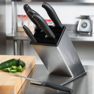 Dexter-Russell 20323 SofGrip 7-Piece Stainless Steel Knife Block Set Dexter-Russell 20323 SofGrip 7-Piece Stainless Steel Knife Block Set