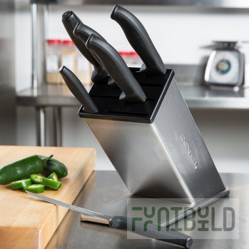 Dexter-Russell 20323 SofGrip 7-Piece Stainless Steel Knife Block Set