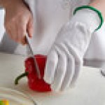 Mercer Culinary M33411M MercerGuard® White A4 Level Cut-Resistant Glove - Medium Mercer Culinary M33411M MercerGuard® White A4 Level Cut-Resistant Glove - Medium