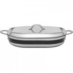 Bon Chef Country French X 5.69 Qt. Cobalt Blue Stainless Steel Pot - 71303-CF2-CB