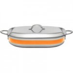 Bon Chef Country French X 5.69 Qt. Cobalt Blue Stainless Steel Pot - 71303-CF2-CB