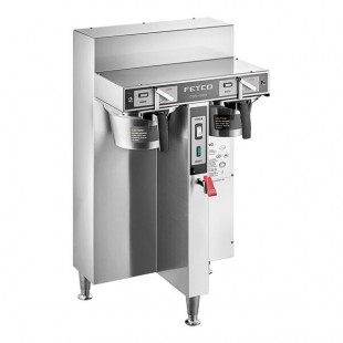 Scratch and Dent Fetco CBS-52H-15 C52016 Stainless Steel Twin Automatic Coffee Brewer - 120/208-240V Scratch and Dent Fetco CBS-52H-15 C52016 Stainless Steel Twin Automatic Coffee Brewer - 120/208-240V