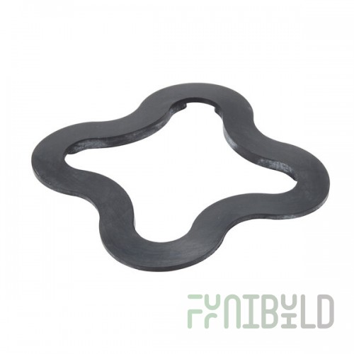Waring 004949 Rubber Diamond Shape Blender Base Gasket - 5 7/8