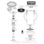 Waring 004949 Rubber Diamond Shape Blender Base Gasket - 5 7/8 Waring 004949 Rubber Diamond Shape Blender Base Gasket - 5 7/8