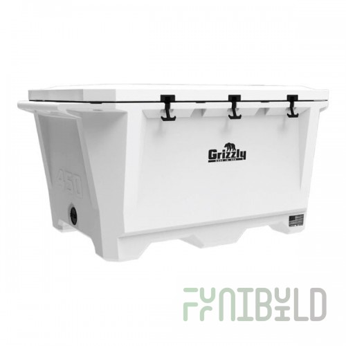 Grizzly Cooler 450 Qt. White Outdoor Merchandiser / Cooler