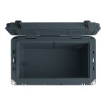 CaterGator CG65CHRW Charcoal 65 Qt. Mobile Rotomolded Outdoor Cooler / Ice Chest