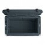 CaterGator CG65CHRW Charcoal 65 Qt. Mobile Rotomolded Outdoor Cooler / Ice Chest