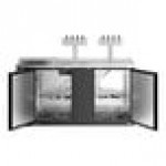 Avantco UDD-3-CT-8 Black Kegerator / Beer Dispenser with (2) Quadruple Tap Tower and Club Top - (3) 1/2 Keg Capacity Avantco UDD-3-CT-8 Black Kegerator / Beer Dispenser with (2) Quadruple Tap Tower and Club Top - (3) 1/2 Keg Capacity
