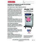 SaniServ 108 25 Qt. Air Cooled Frozen Cocktail Machine - 115V