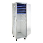 New Age Industrial Heavy-Duty Series 40-Pan Front-Load Full-Size Mobile Aluminum Enclosed Sheet Pan Rack 1290 New Age Industrial Heavy-Duty Series 40-Pan Front-Load Full-Size Mobile Aluminum Enclosed Sheet Pan Rack 1290