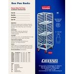 Channel AXD1810 10 Pan End Load Bun / Sheet Pan Rack - Assembled Channel AXD1810 10 Pan End Load Bun / Sheet Pan Rack - Assembled