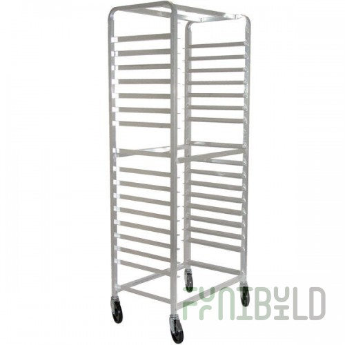 Advance Tabco PR15-4WS 15 Pan Side Load Bun / Sheet Pan Rack - Assembled
