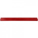 Cambro VBRUHD6158 Hot Red 6' Versa Ultra Food / Salad Bar with Storage and Heavy-Duty Casters