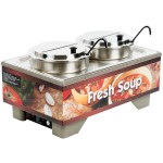 Vollrath 720202003 Country Kitchen Soup Merchandiser Base with 7 Qt. Accessory Pack - 120V, 1000W