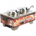 Vollrath 720202003 Country Kitchen Soup Merchandiser Base with 7 Qt. Accessory Pack - 120V, 1000W