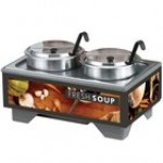 Vollrath 720202003 Country Kitchen Soup Merchandiser Base with 7 Qt. Accessory Pack - 120V, 1000W