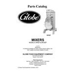 Globe SP62P 60 Qt. Planetary Floor Pizza Mixer with Guard, Bowl & Dough Hook - 220V, 3 hp Globe SP62P 60 Qt. Planetary Floor Pizza Mixer with Guard, Bowl & Dough Hook - 220V, 3 hp