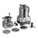 AvaMix Goliath Combination Food Processor with 8 Qt. Stainless Steel Bowl, Continuous Feed, and 2 Discs - 2 hp