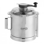 AvaMix Goliath Combination Food Processor with 8 Qt. Stainless Steel Bowl, Continuous Feed, and 2 Discs - 2 hp