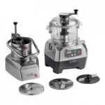 AvaMix Goliath Combination Food Processor with 8 Qt. Stainless Steel Bowl, Continuous Feed, and 2 Discs - 2 hp