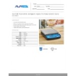 AvaTek PC20 20 lb. Compact Digital Portion Control Scale