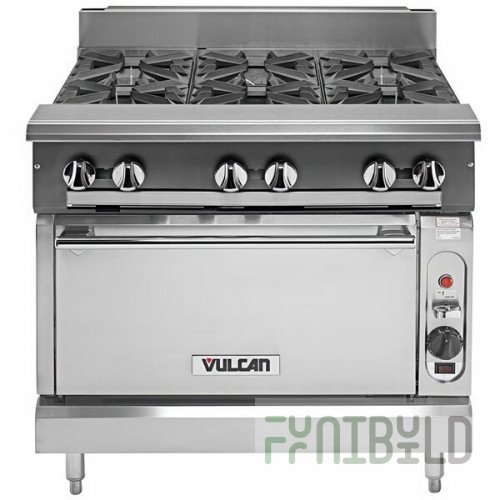 Vulcan V6B36C-LP V Series Liquid Propane 6 Burner 36