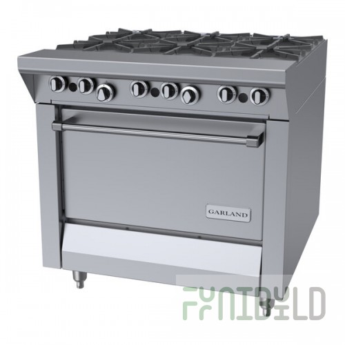 Garland M43R Master Series Liquid Propane 6 Burner 34